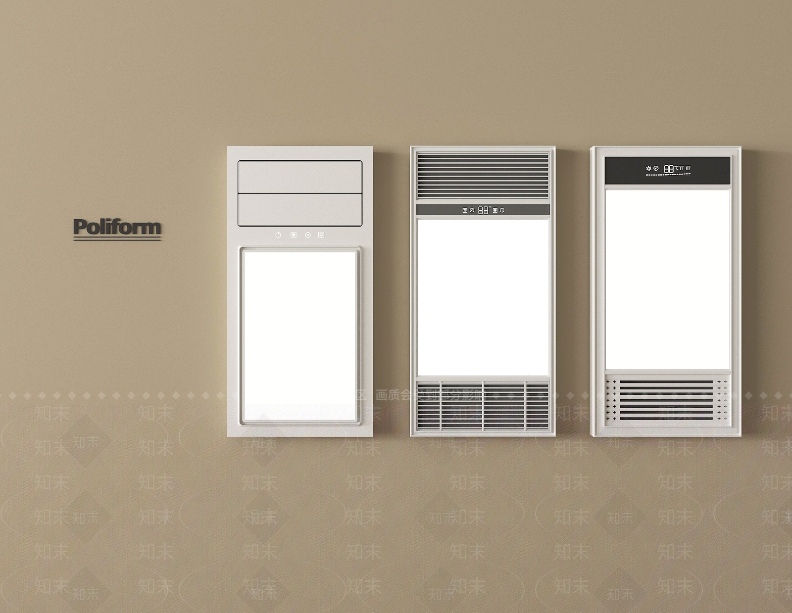 浴霸3D模型下载【ID:1198739388】