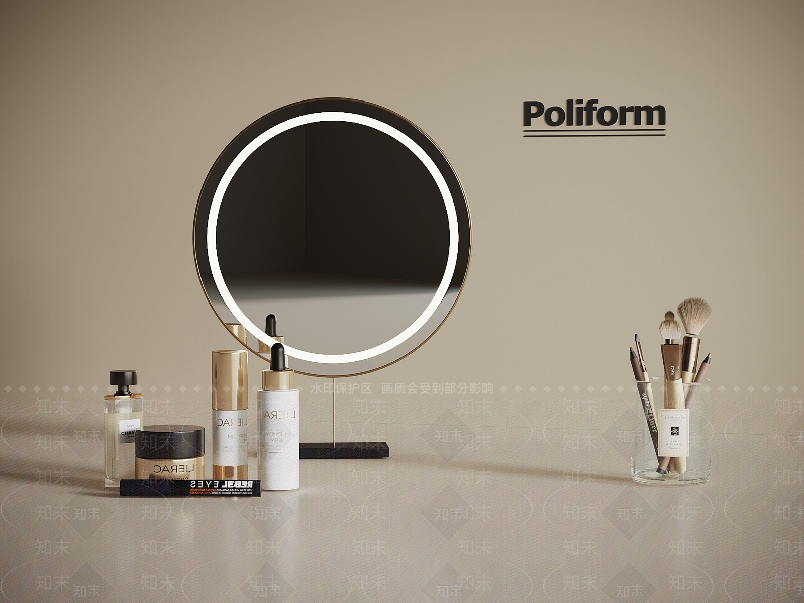 化妆品3D模型下载【ID:1198741929】