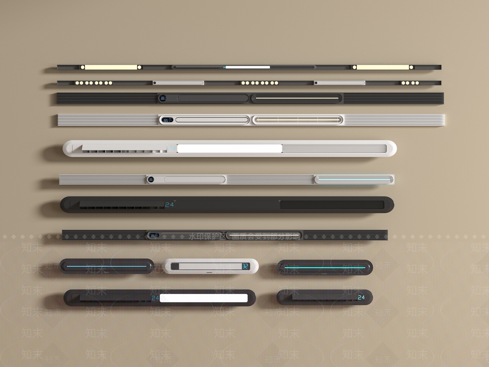 浴霸3D模型下载【ID:1198742847】