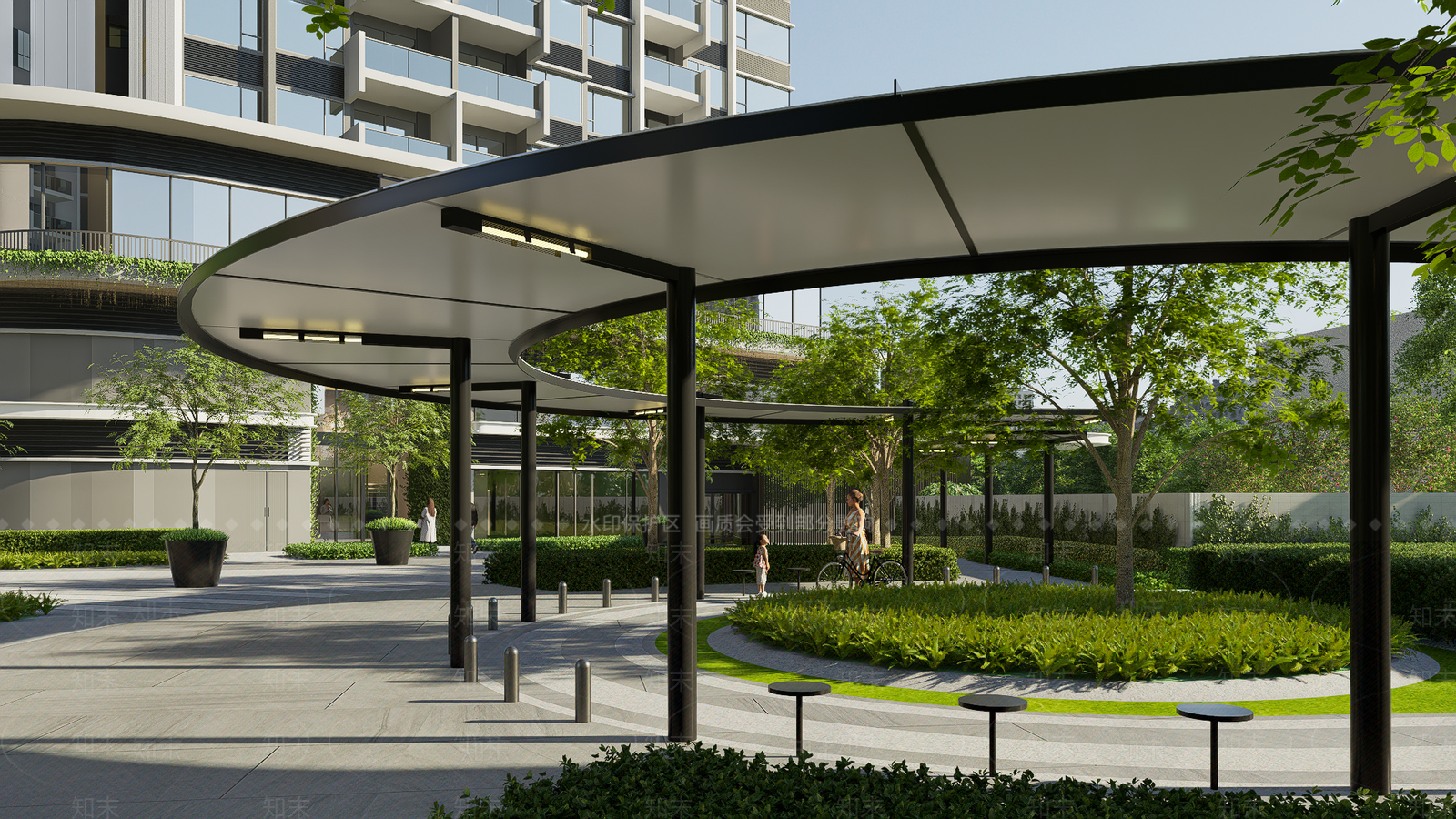 现代连廊SU模型下载【ID:1198747791】