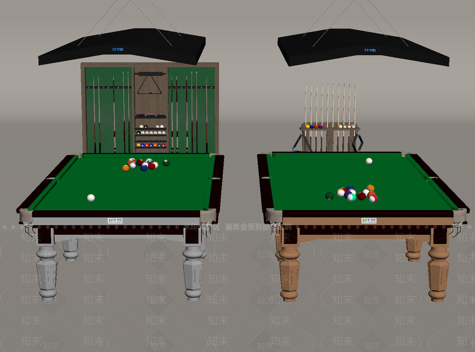 台球桌SU模型下载【ID:1198747452】