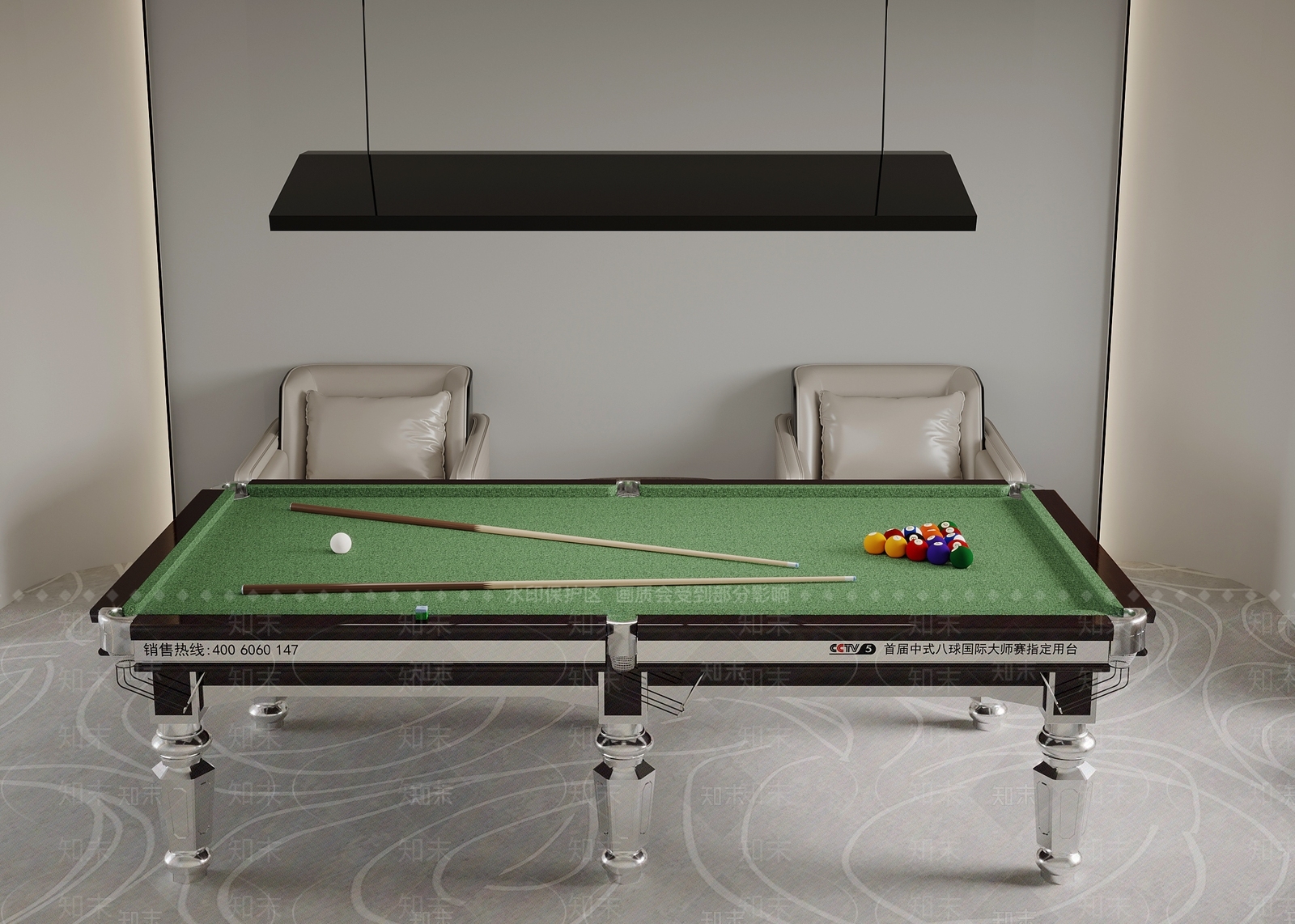 台球桌SU模型下载【ID:1198748266】