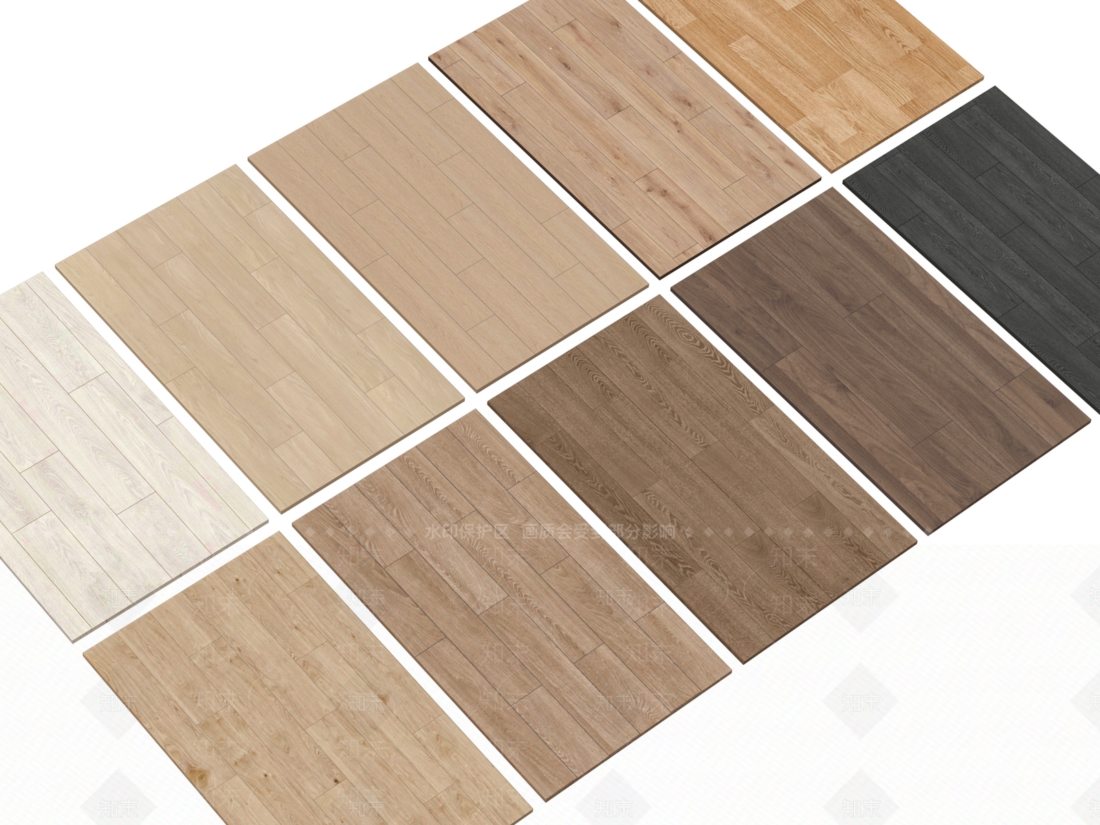 现代地板SU模型下载【ID:1198748544】