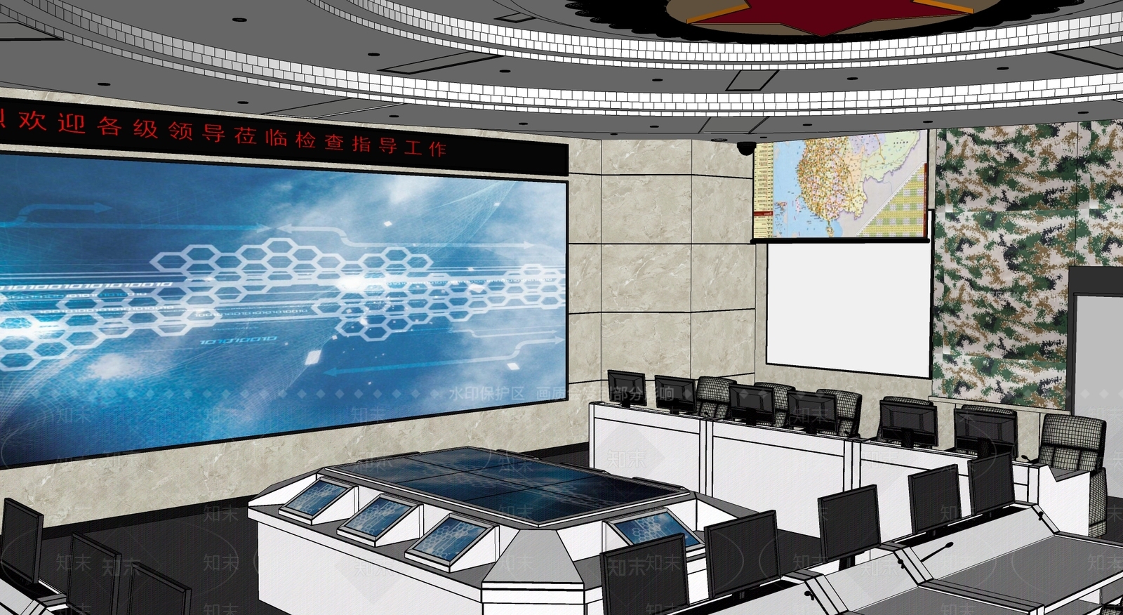 现代其他公共空间SU模型下载【ID:1198750592】