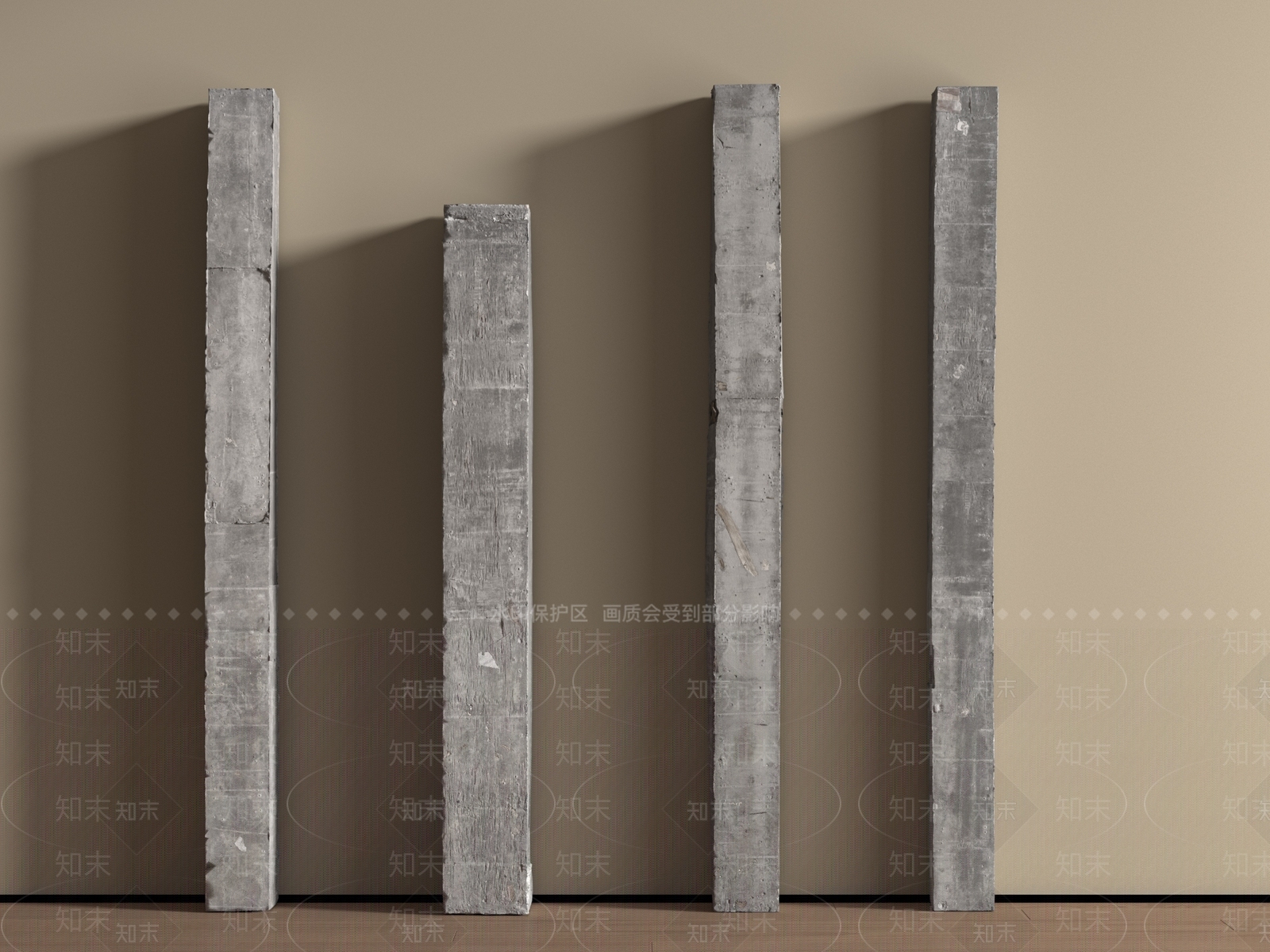 现代柱子SU模型下载【ID:1198750997】