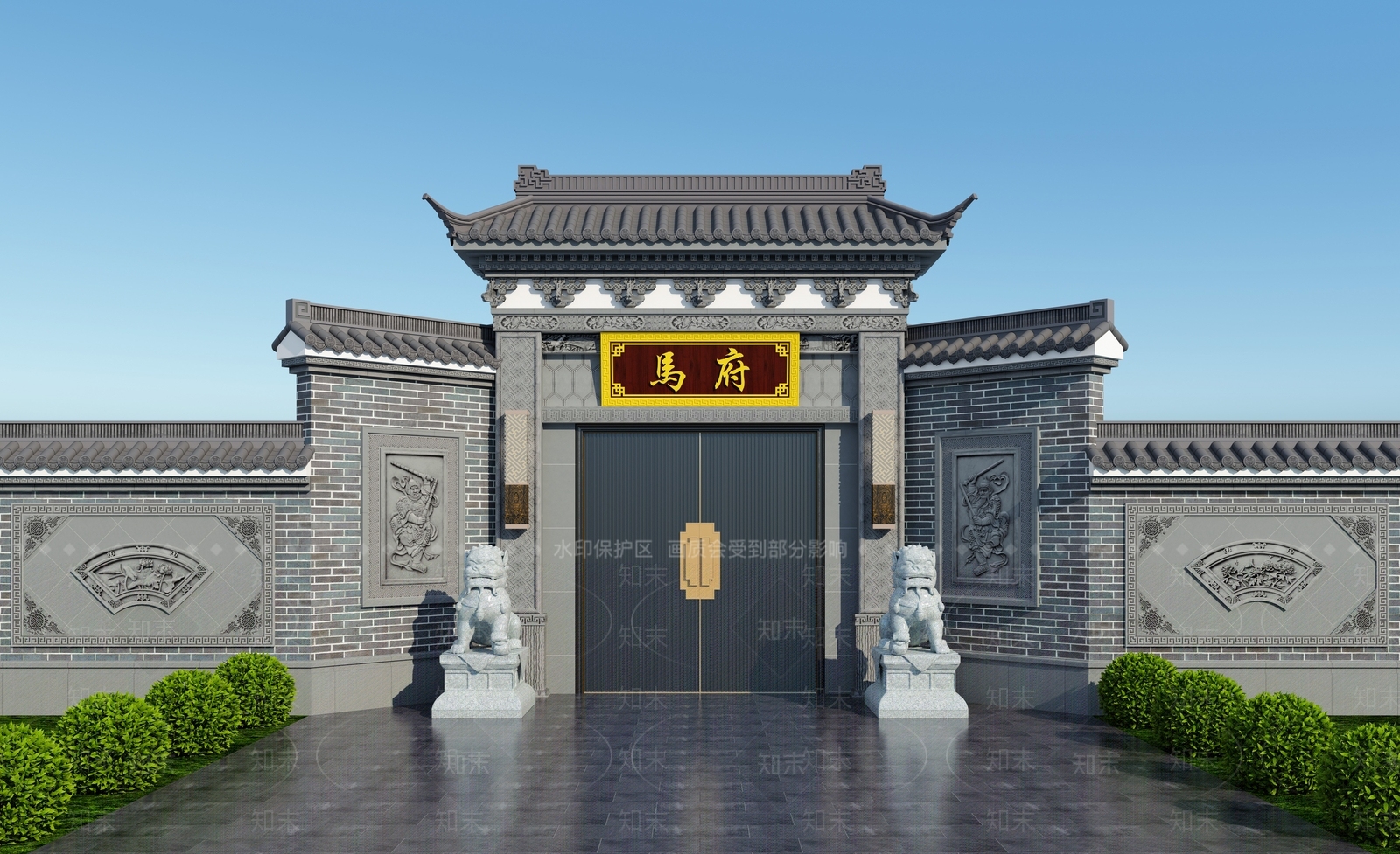 中式新中式古建3D模型下载【ID:1198754214】