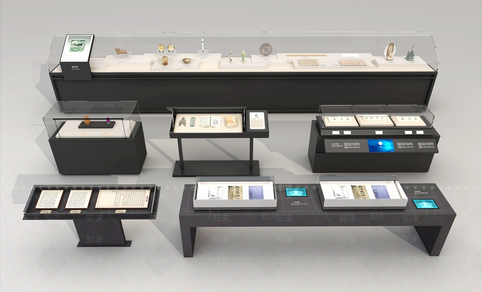 现代其他展台SU模型下载【ID:1198753046】