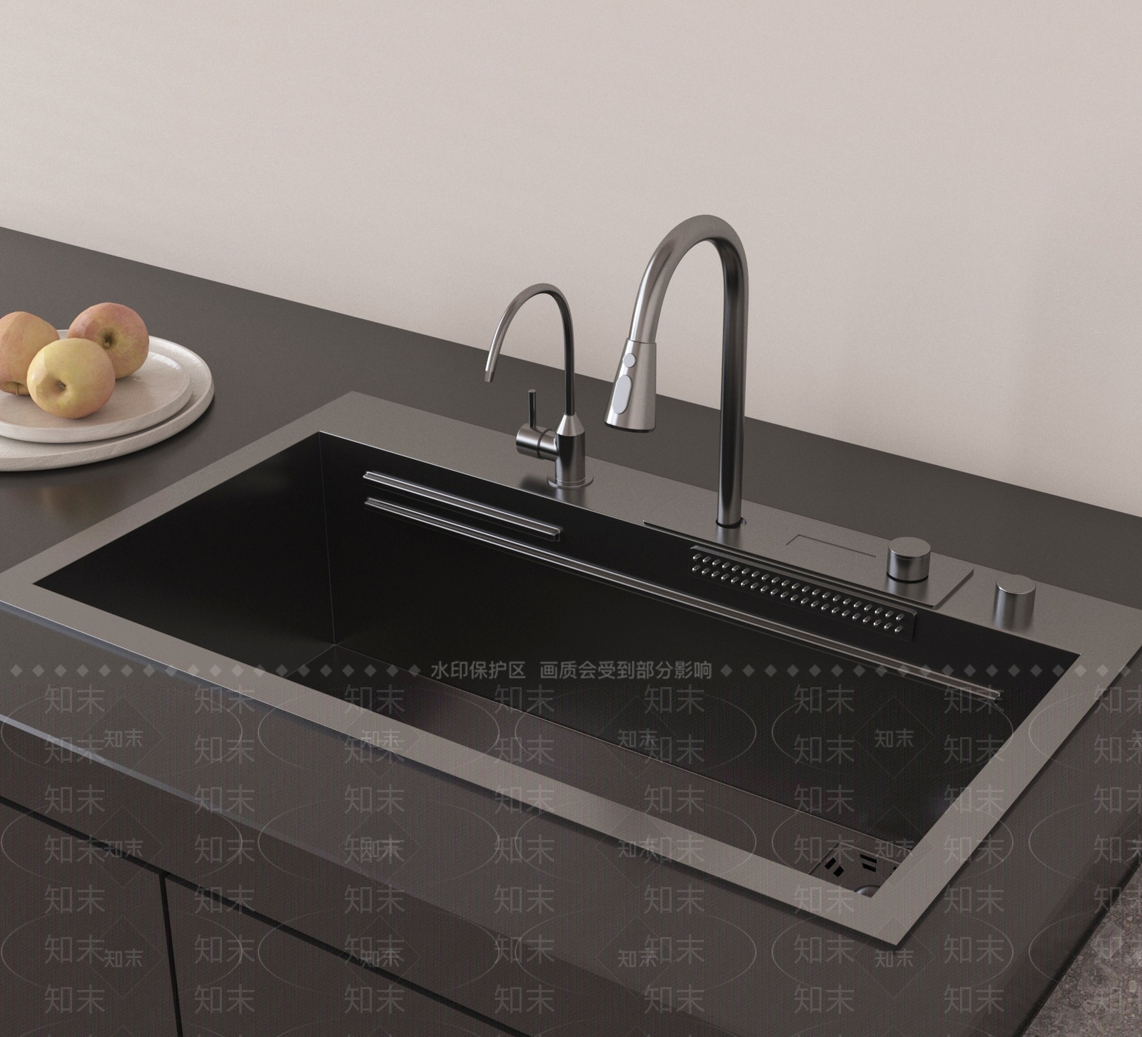 现代水槽SU模型下载【ID:1198756615】