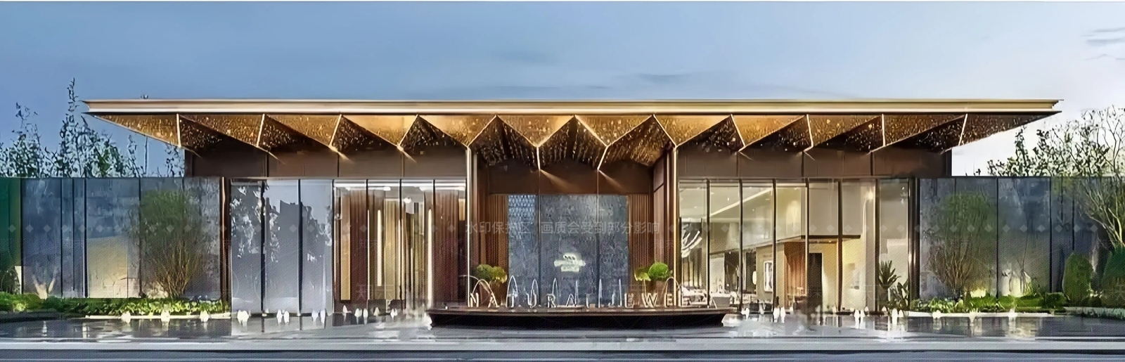 现代小区建筑SU模型下载【ID:1198758831】