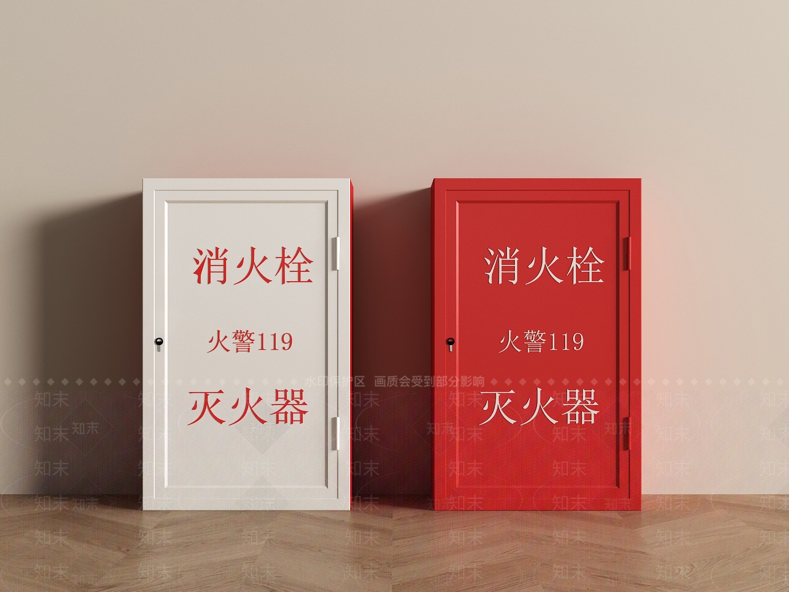 安全设施3D模型下载【ID:1198760070】
