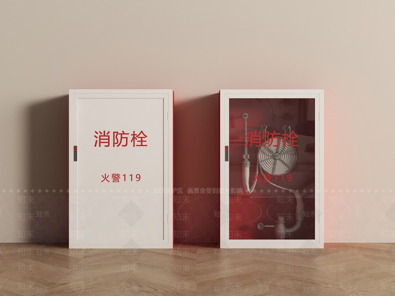 安全设施3D模型下载【ID:1198760077】