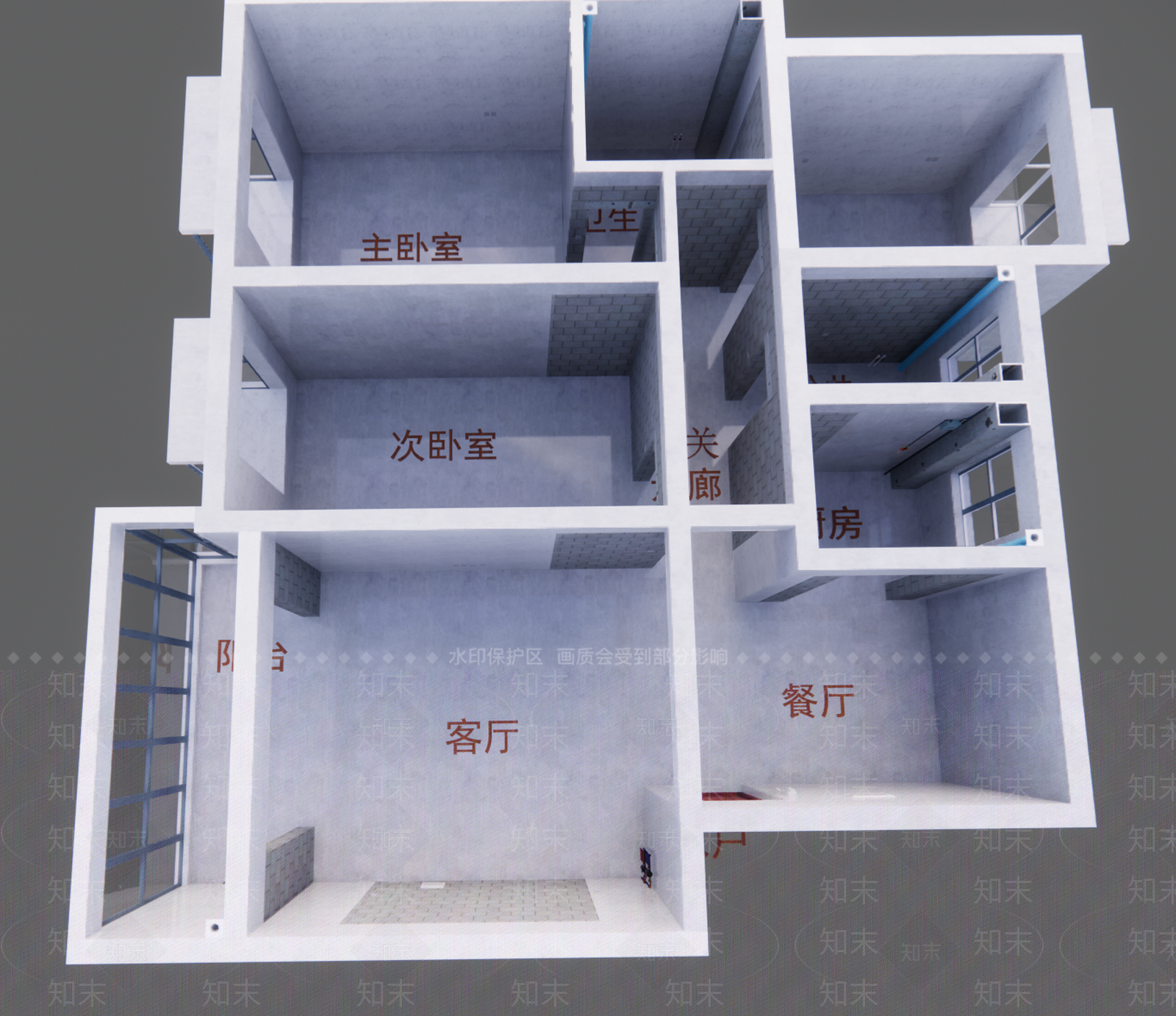 现代小区建筑SU模型下载【ID:1198764936】