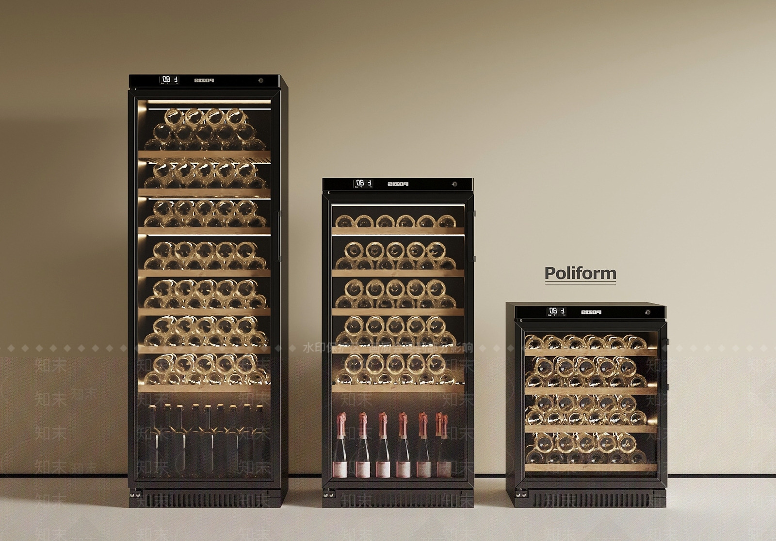 现代酒柜3D模型下载【ID:1198765002】