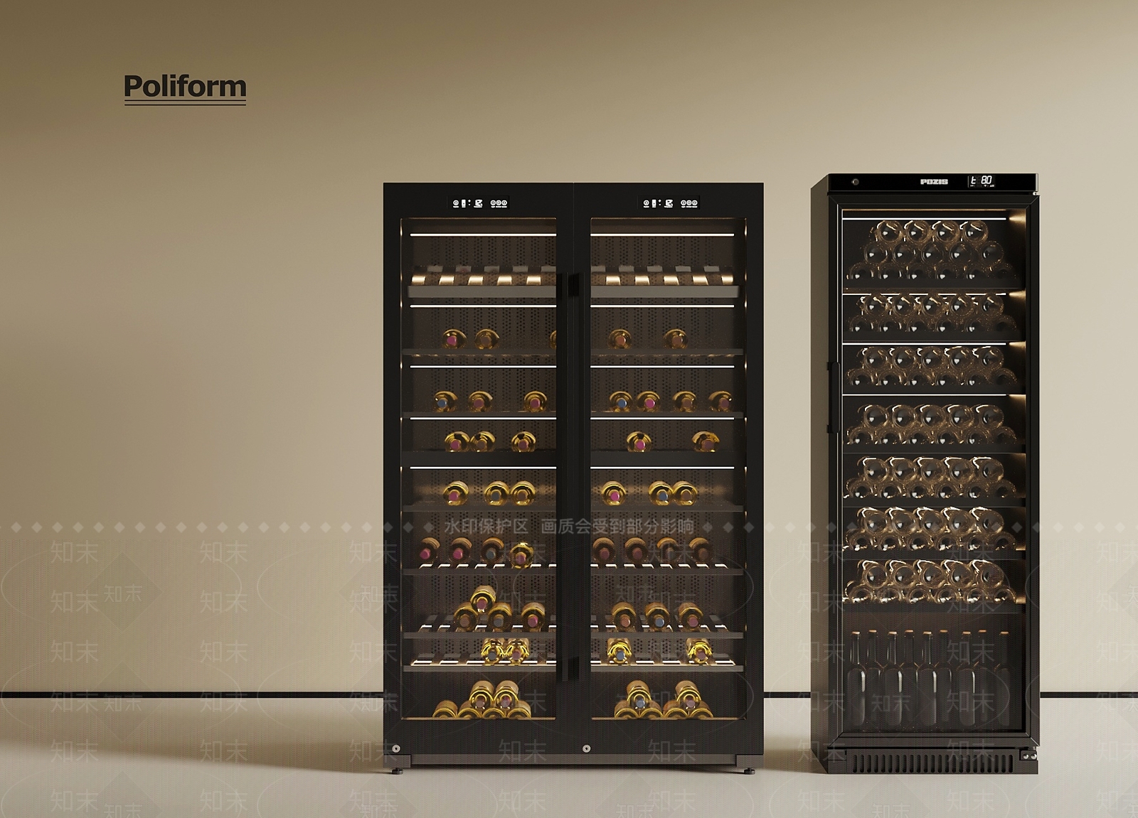 现代酒柜SU模型下载【ID:1198765385】