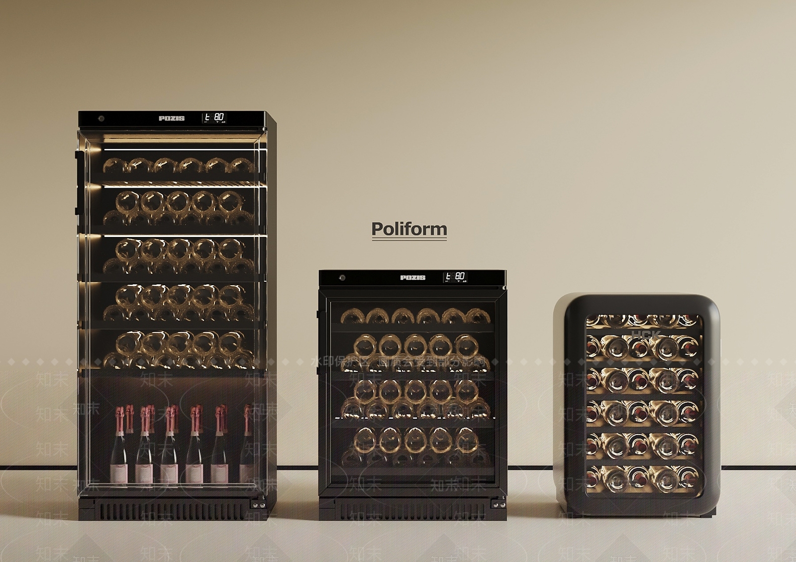 现代酒柜SU模型下载【ID:1198765614】