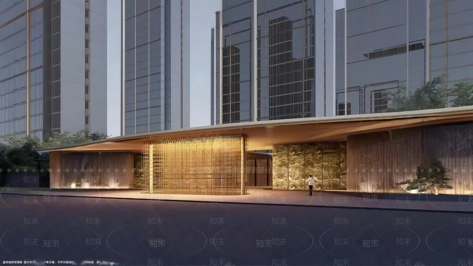 现代小区建筑SU模型下载【ID:1198766667】