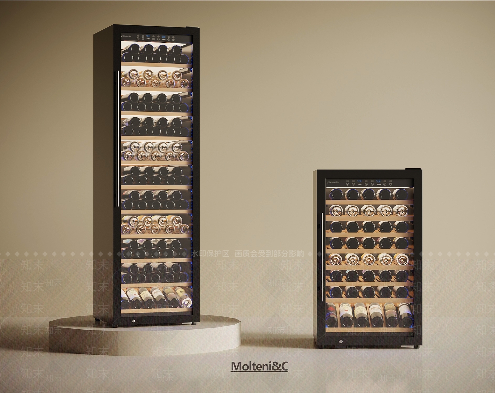 现代酒柜3D模型下载【ID:1198765769】