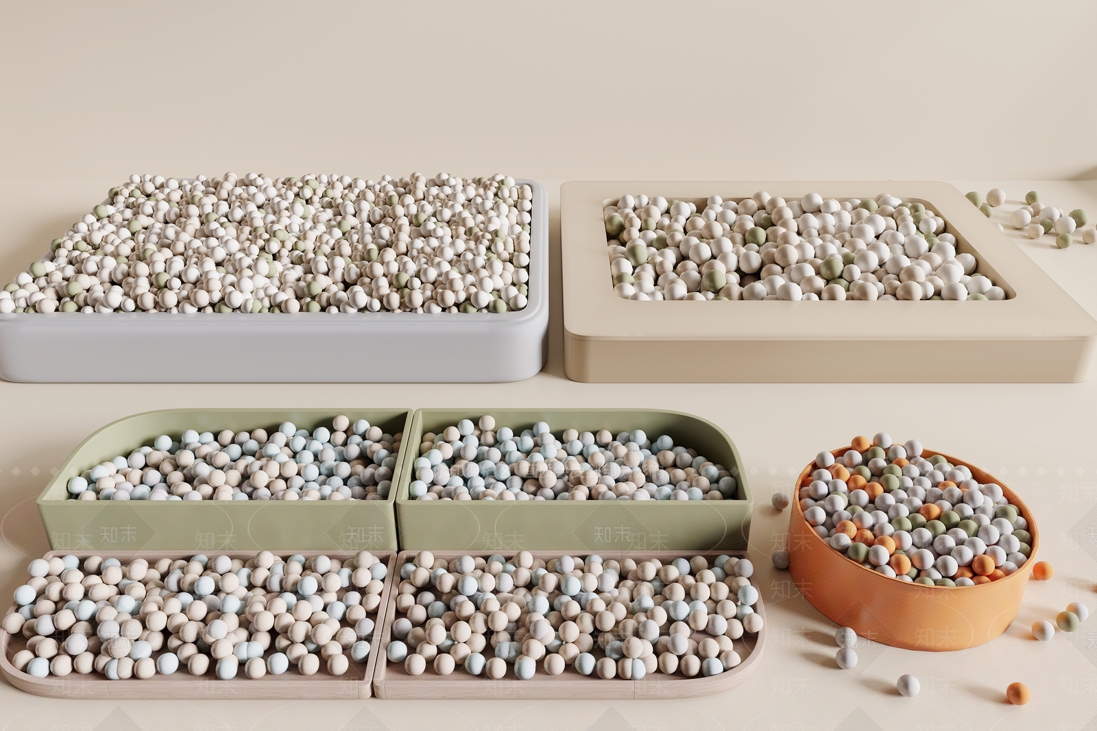 儿童器材组合SU模型下载【ID:1198775474】