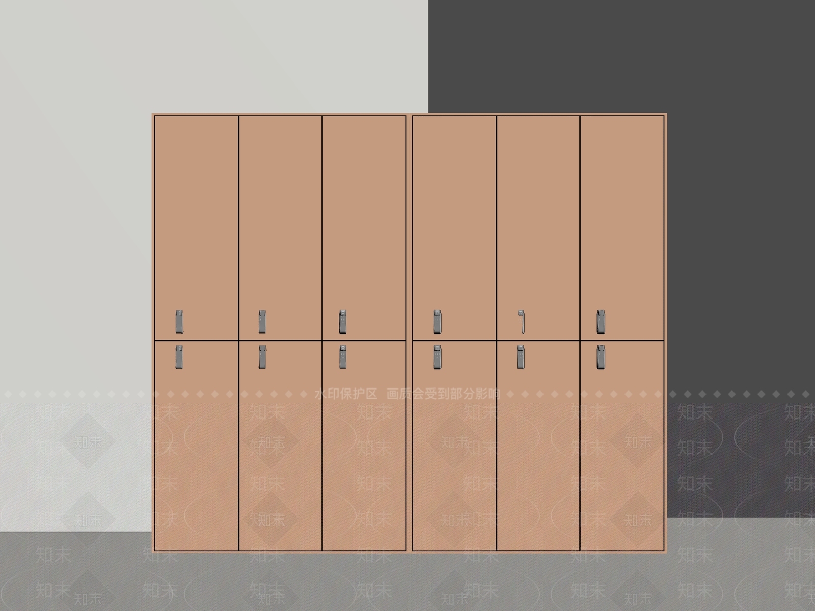 现代储物柜SU模型下载【ID:1198777834】