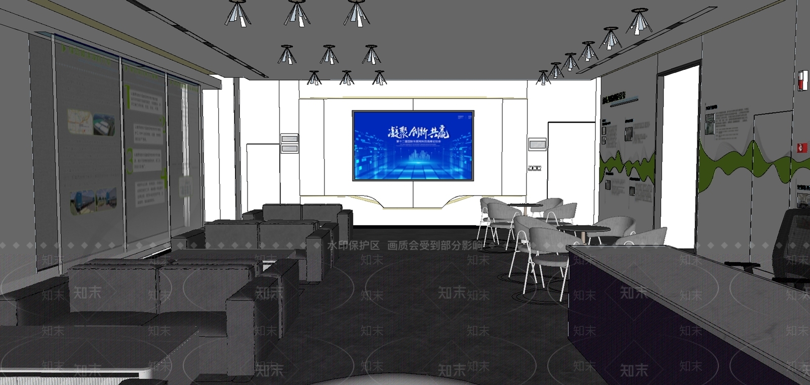 现代其他文化空间SU模型下载【ID:1198778021】