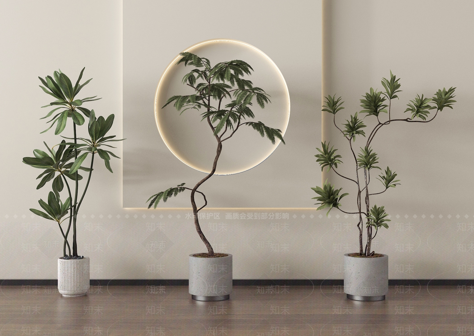 盆栽3D模型下载【ID:1198778684】