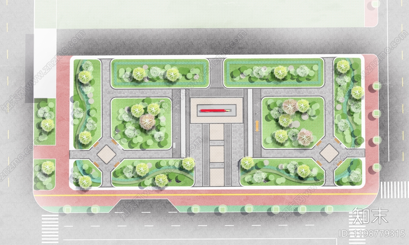 口袋公园施工图下载【ID:1198779315】