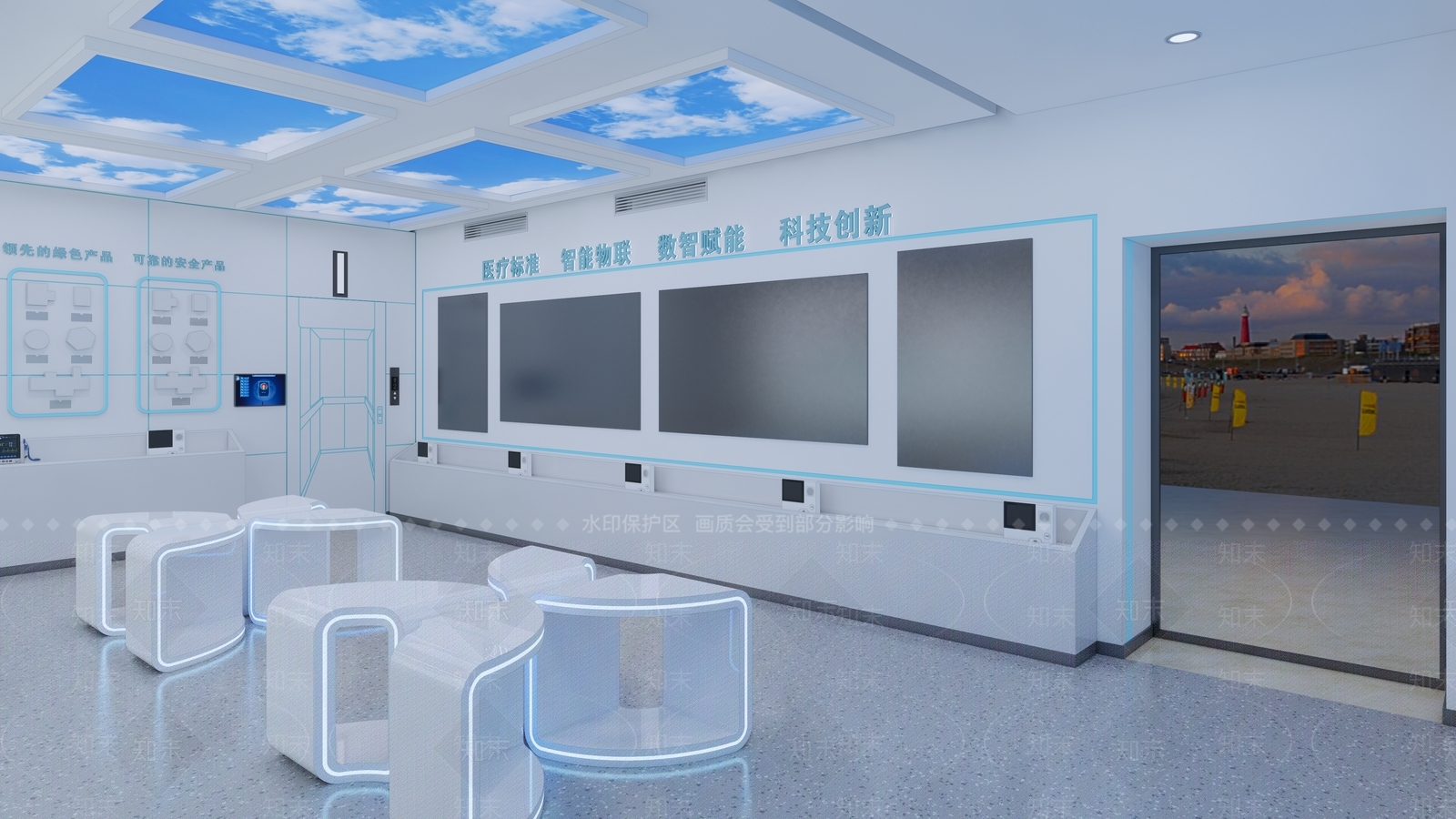 现代其他文化空间SU模型下载【ID:1198779499】
