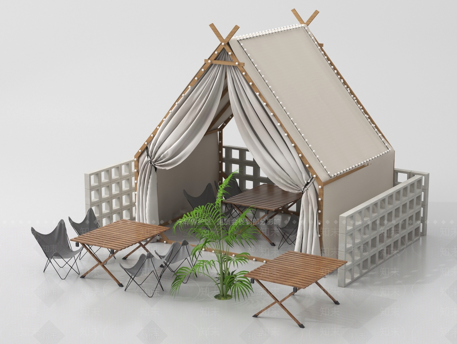 帐篷3D模型下载【ID:1198780778】