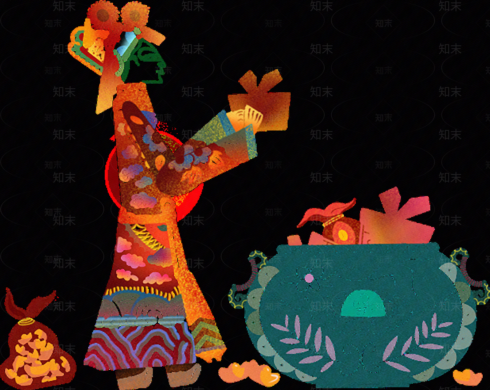 中式其他挂画贴图下载【ID:1198782622】