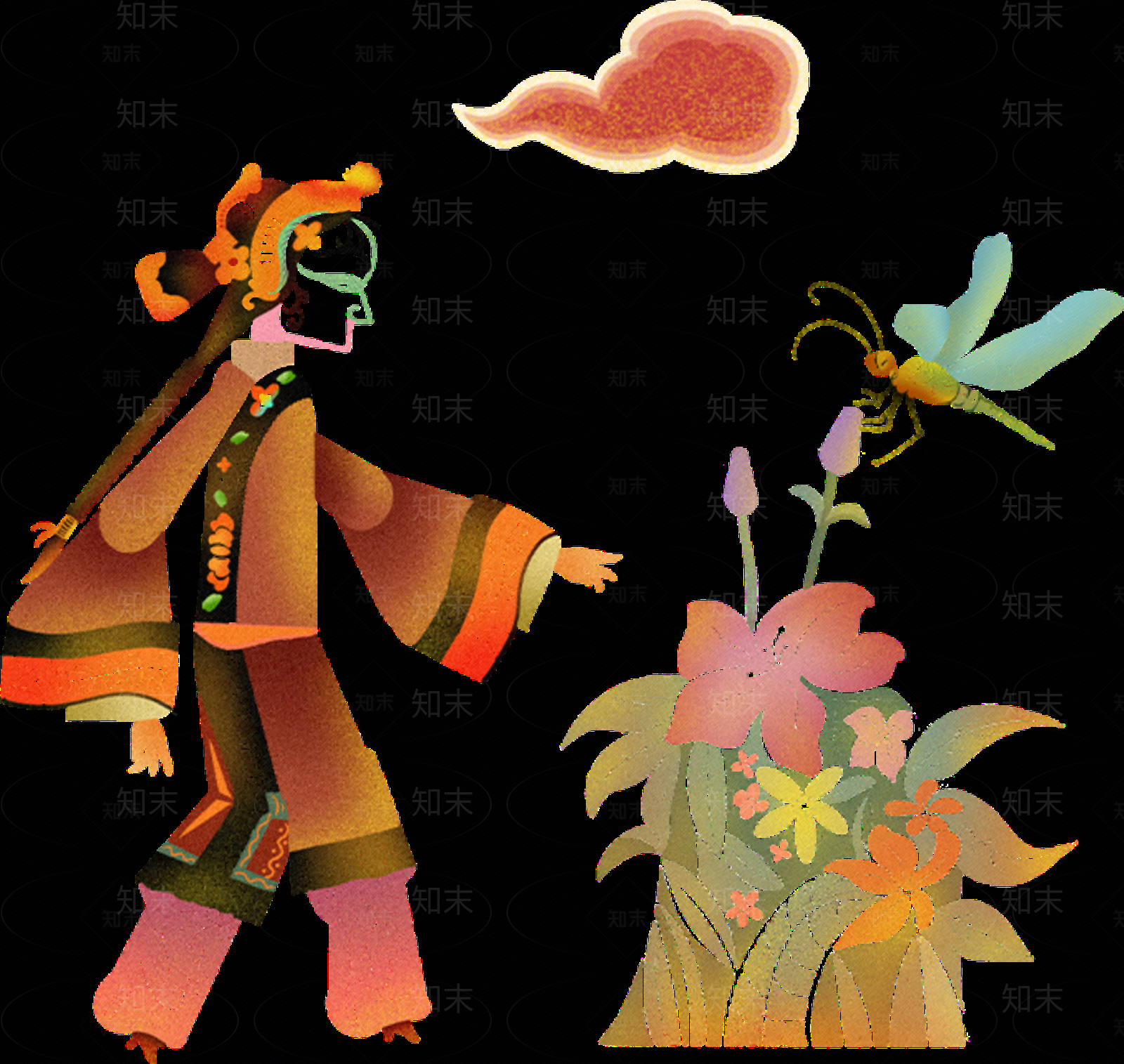 中式其他挂画贴图下载【ID:1198782974】