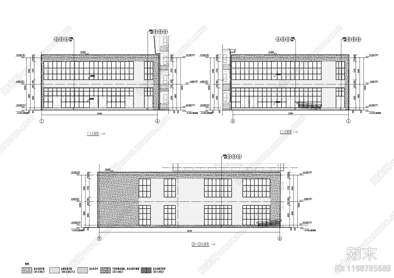 现代学校建筑cad施工图下载【ID:1198785689】