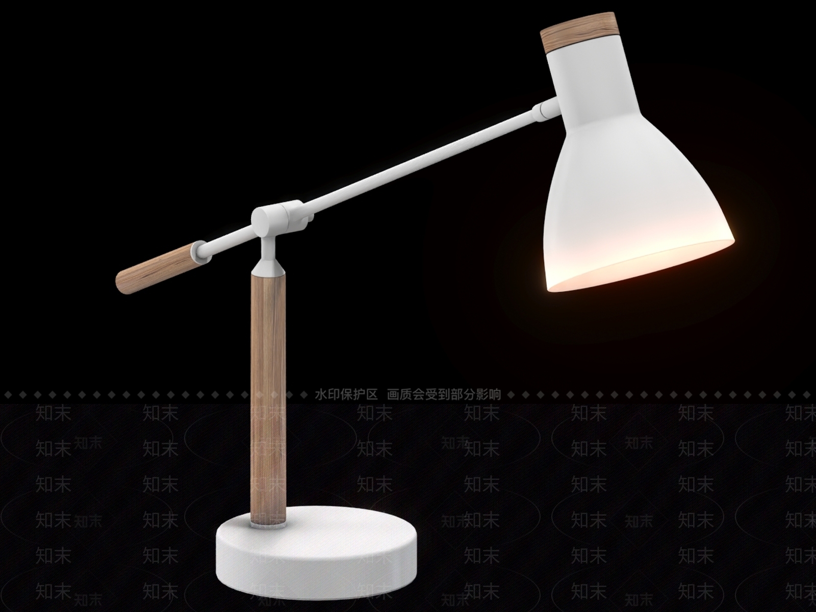 现代台灯3D模型下载【ID:1198800339】