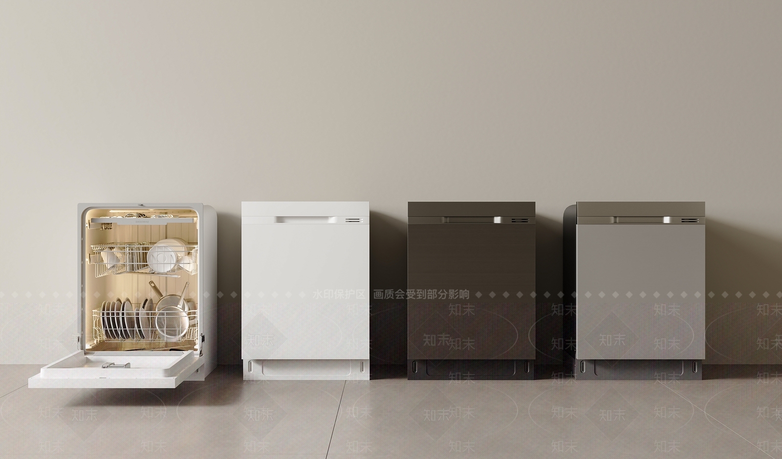 家用电器组合SU模型下载【ID:1198801136】