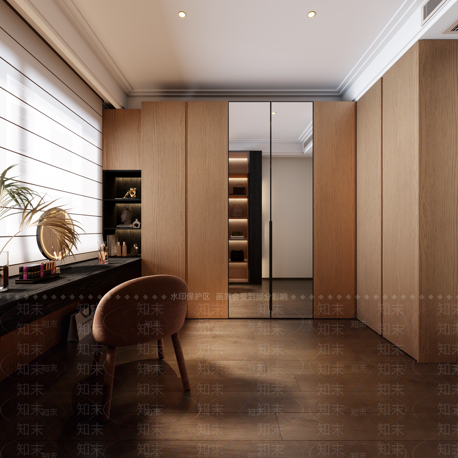意式极简衣帽间3D模型下载【ID:1198806579】