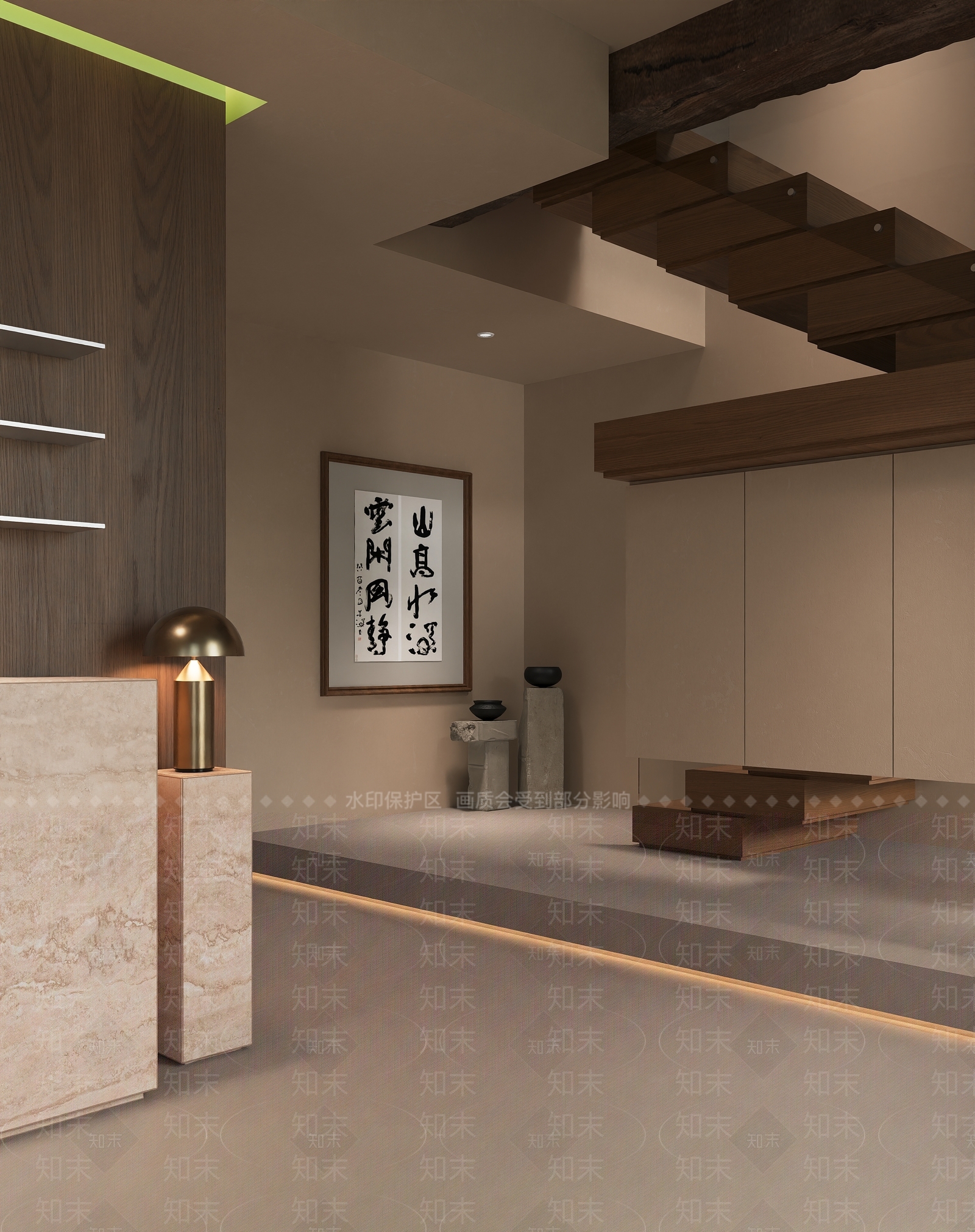 侘寂其他商业空间3D模型下载【ID:1198807652】