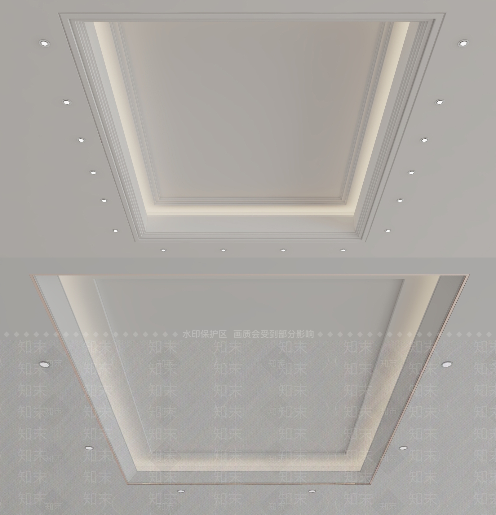 现代吊顶3D模型下载【ID:1198811833】