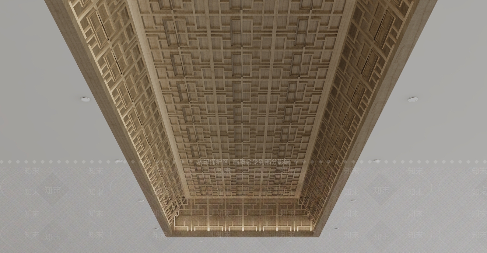 新中式吊顶3D模型下载【ID:1198812001】