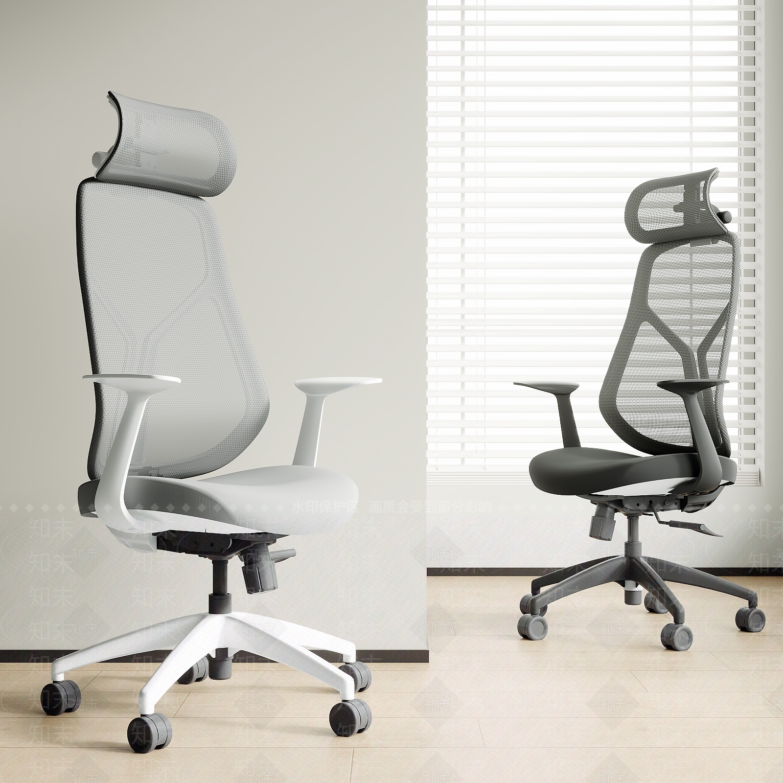 办公椅SU模型下载【ID:1198819074】