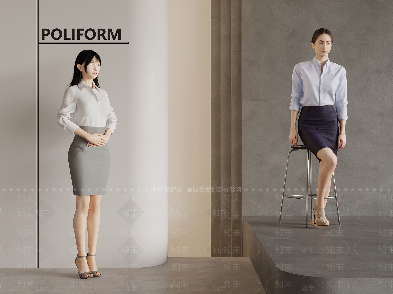 虚拟人物3D模型下载【ID:1198819138】