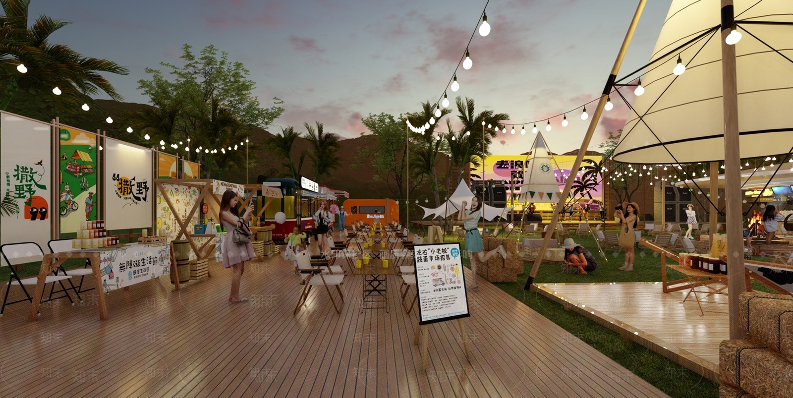 原木房车营地SU模型下载【ID:1198821058】