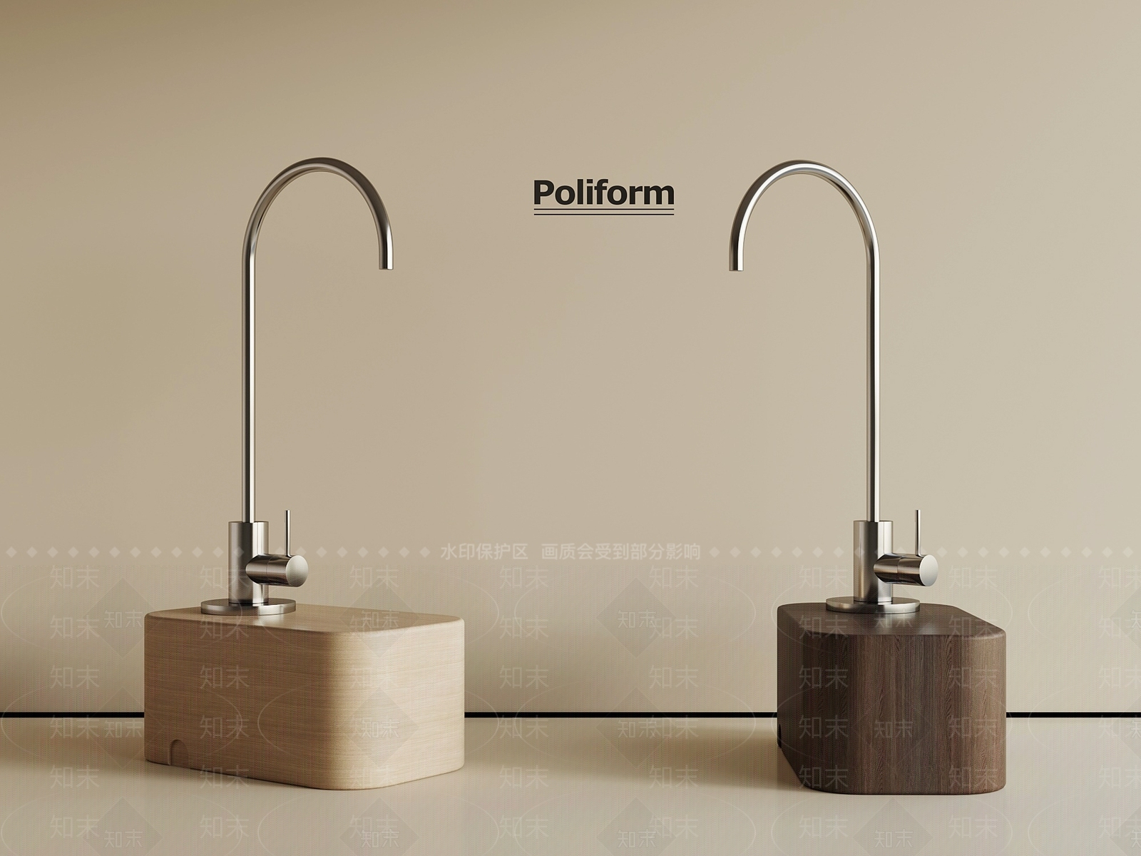 现代水龙头3D模型下载【ID:1198821033】