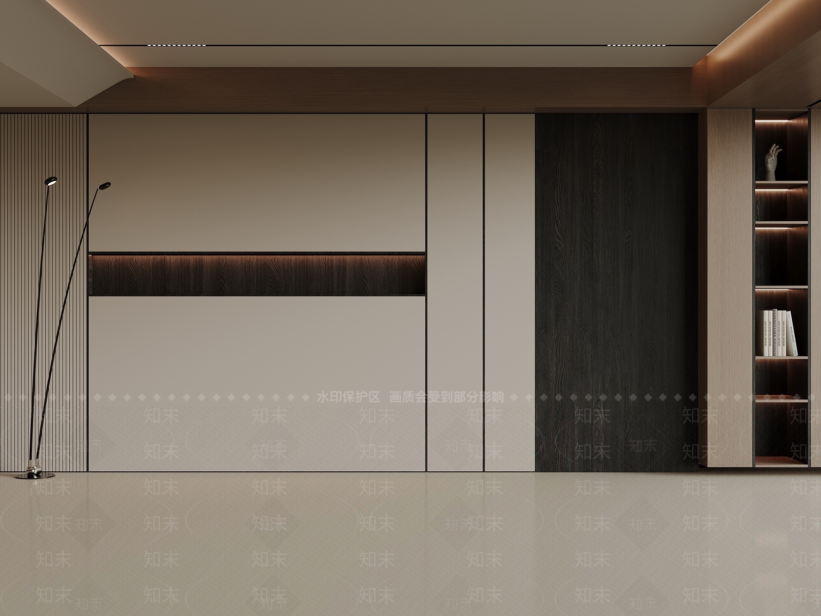 现代背景墙SU模型下载【ID:1198824140】