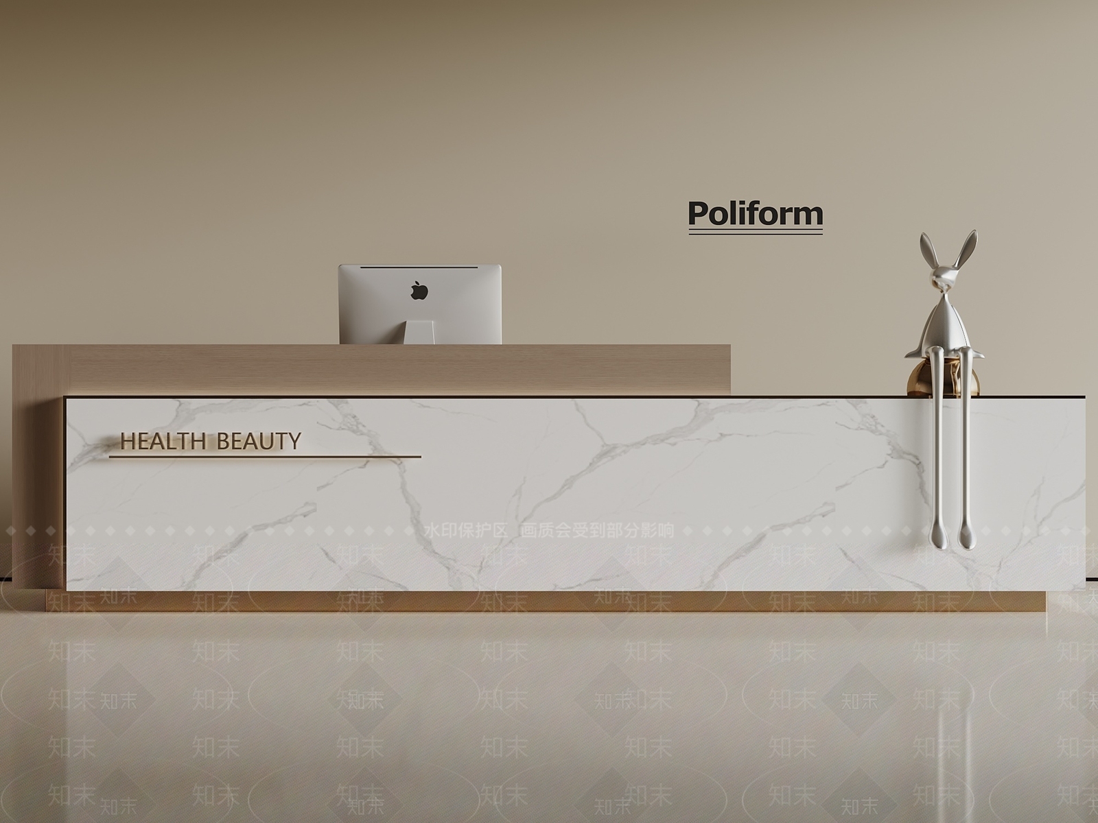 现代前台3D模型下载【ID:1198824708】