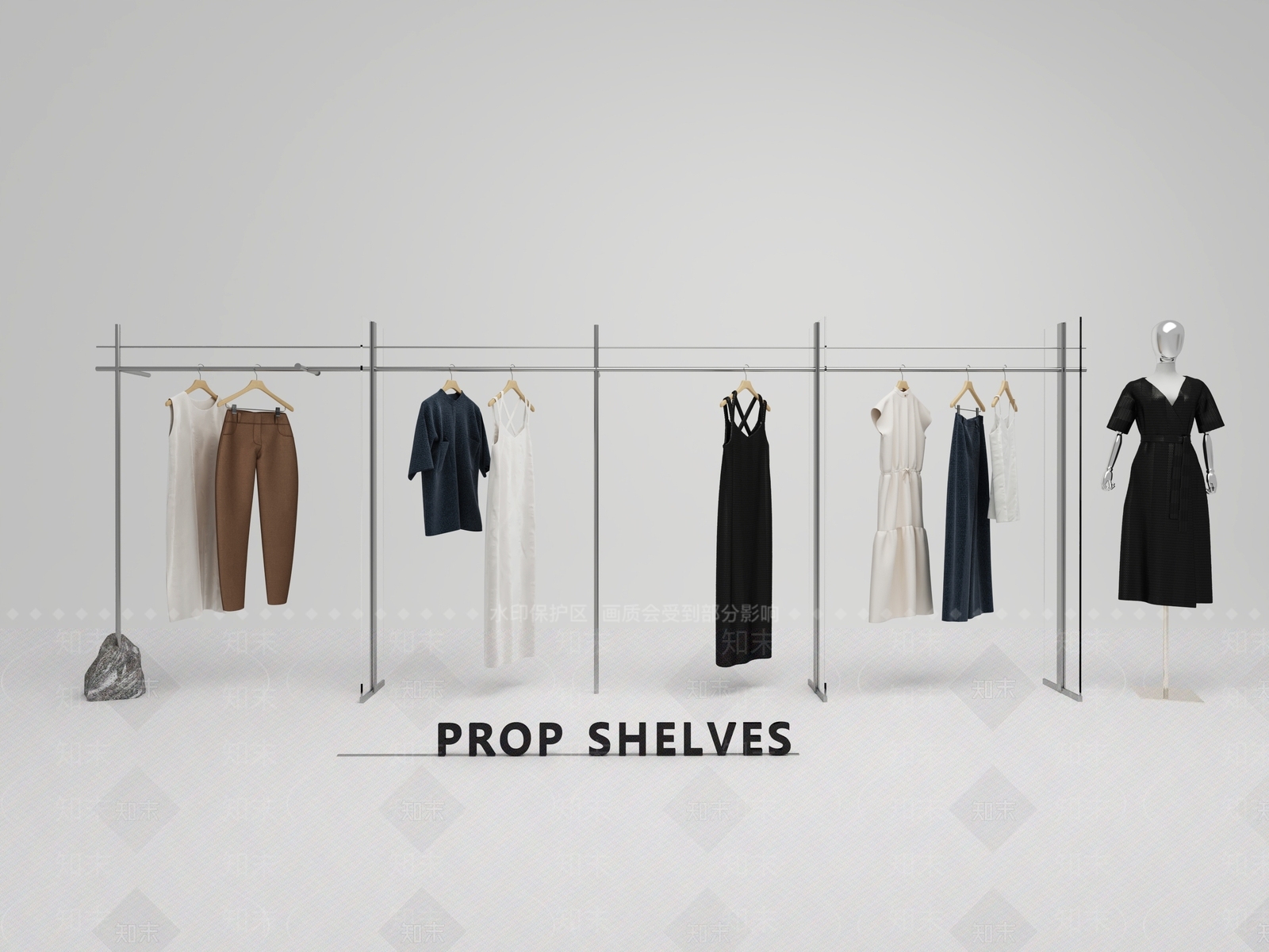 货架3D模型下载【ID:1198834570】