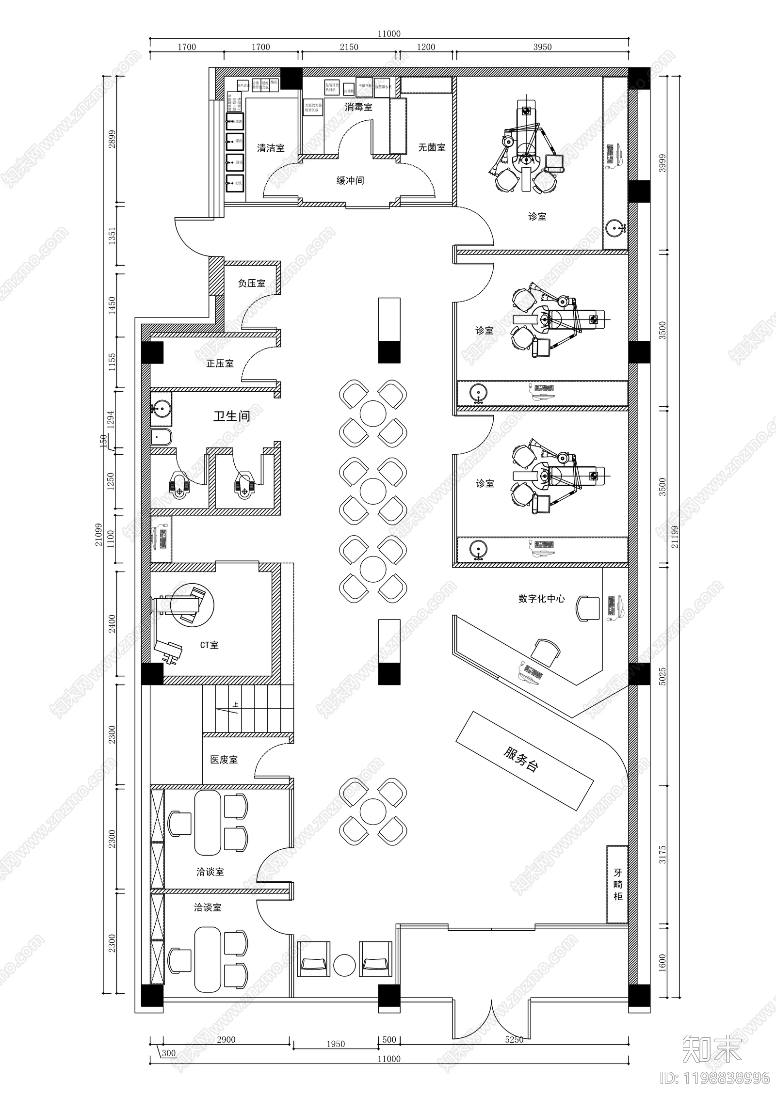 现代医院施工图下载【ID:1198838996】