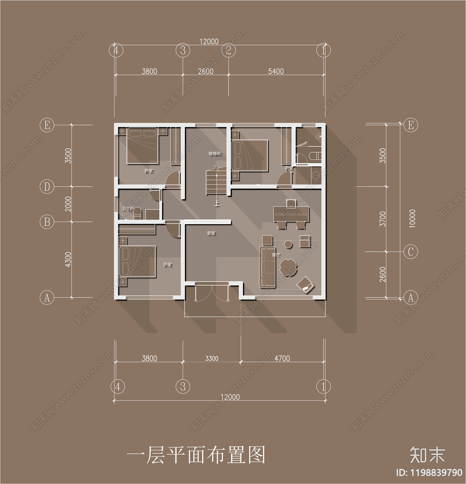 平面布置图施工图下载【ID:1198839790】