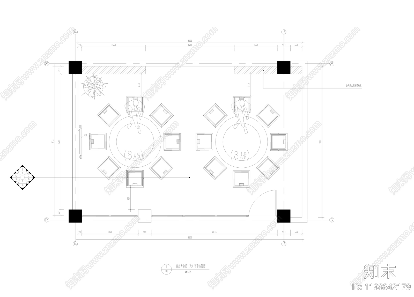其他餐饮空间cad施工图下载【ID:1198842179】