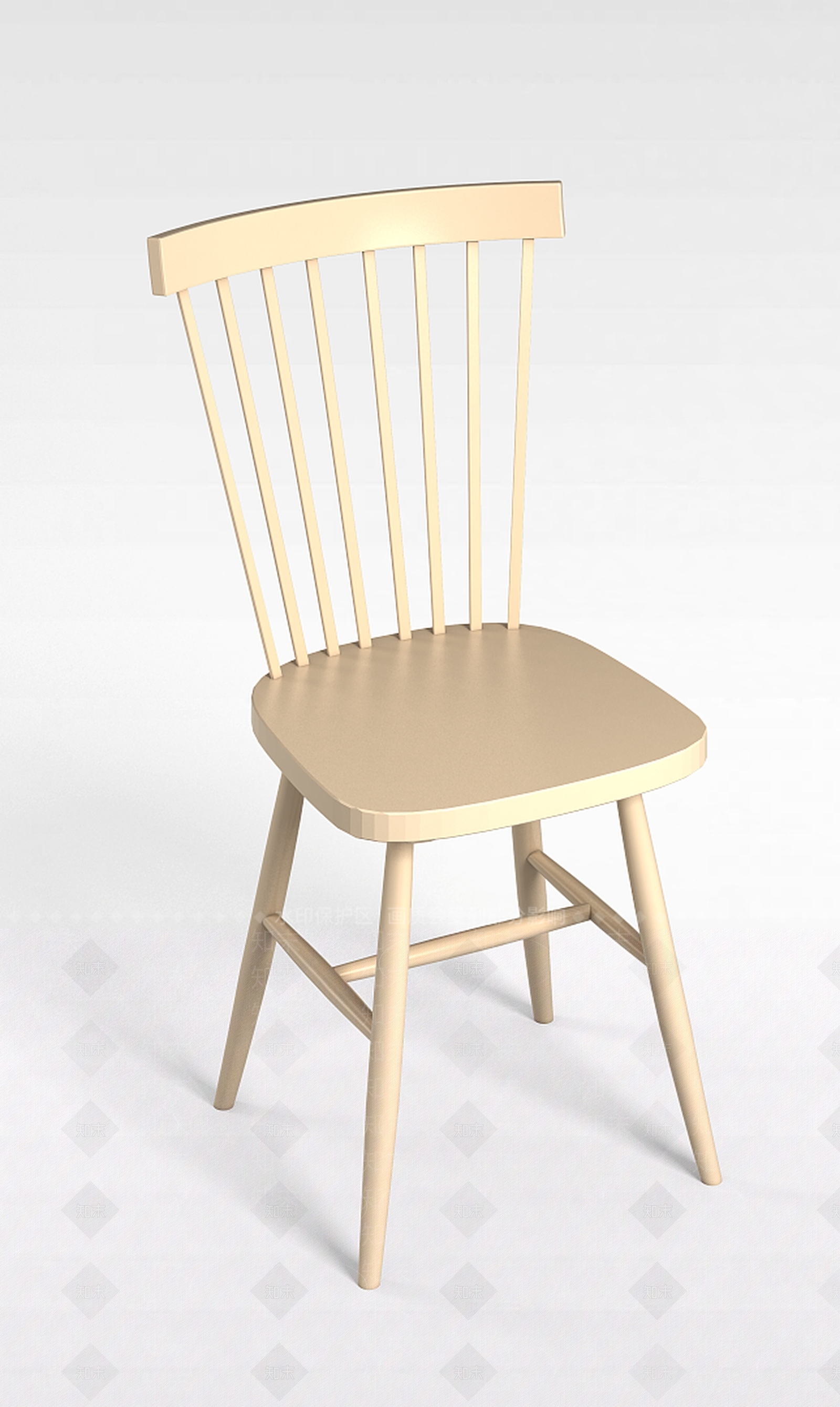 现代细骨靠椅3D模型下载【ID:1198841522】