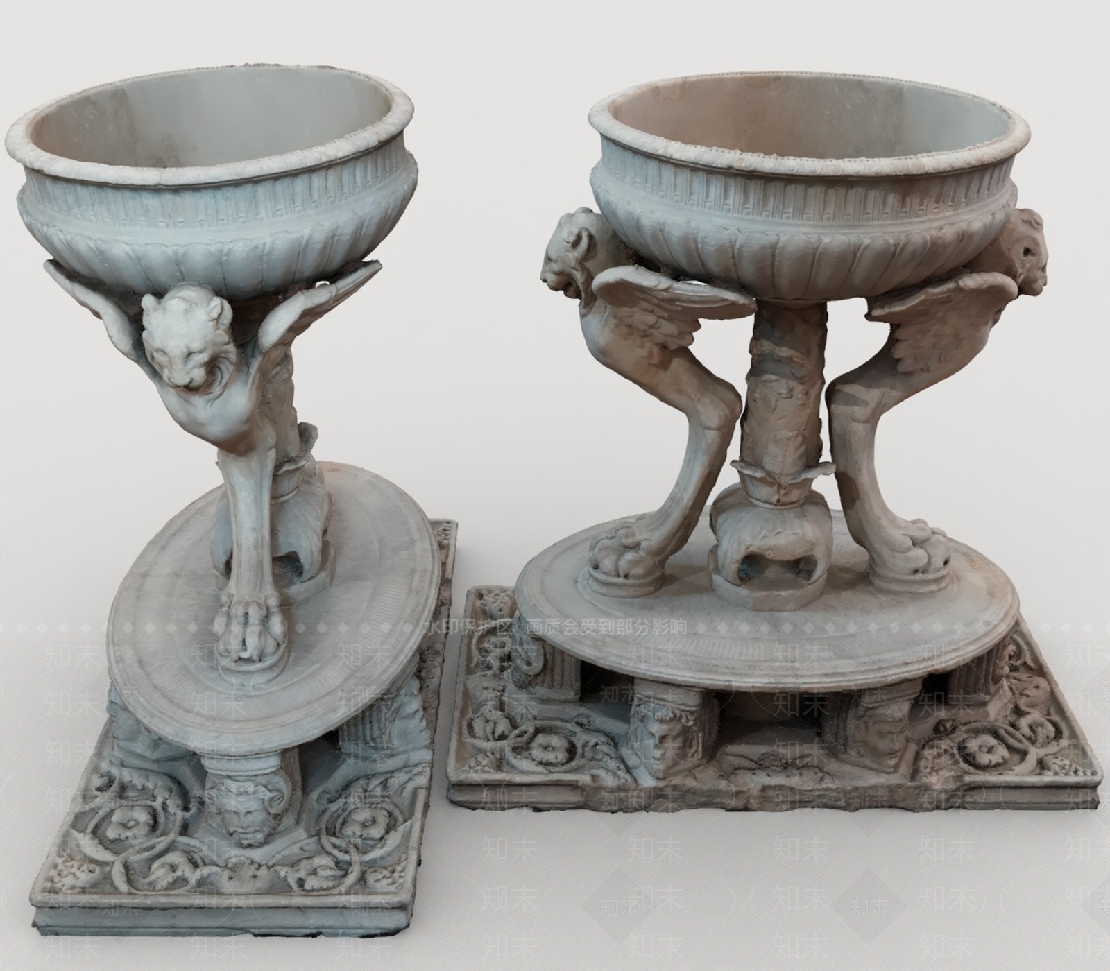 现代景观雕塑3D模型下载【ID:1198841750】