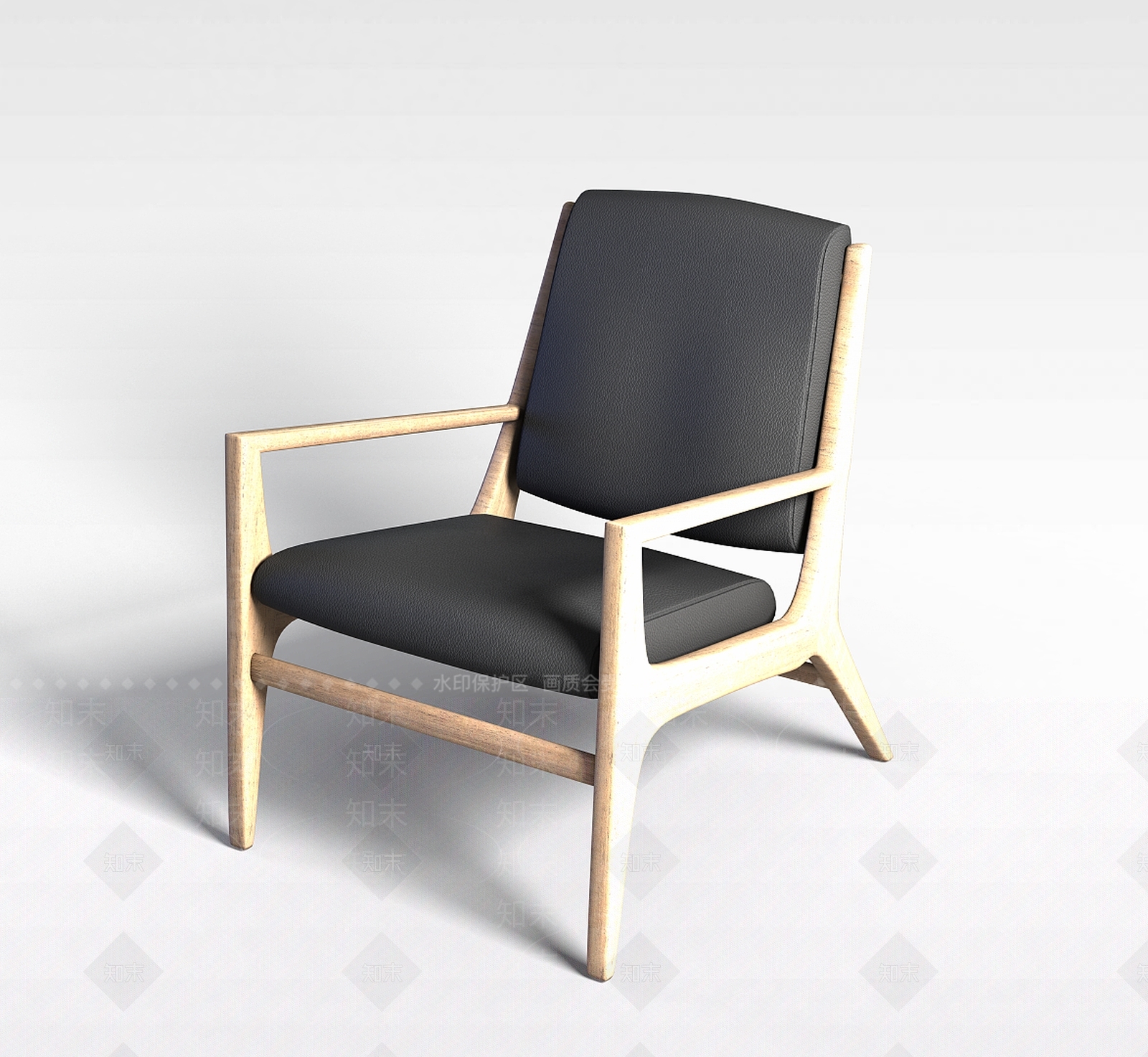 现代休闲椅子3D模型下载【ID:1198845286】